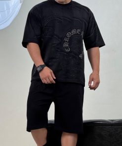 Alternative view of ست تیشرت شلوارک کروم هارتز کد (004) Chrome Hearts